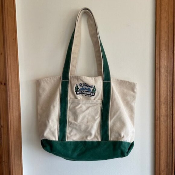 NRA Women’s Wilderness Escape Canvas Large Tote Bag Very Rare - Picture 2 of 16